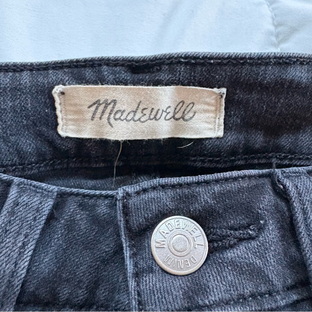 Madewell Curvy Roadtripper Black high waisted skinny Jeans